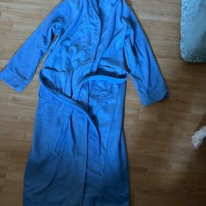 Medium LLBean blue robe